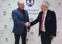 Градоначалникот Максим Димитриевски во Сараево