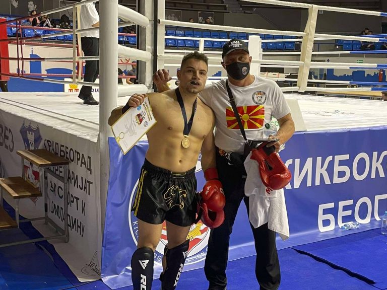 Ненад Димковски се закити со златен медал во Белград