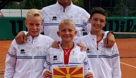 Македонската тениска репрезентација до 12 години на SUMMER CUP 2023